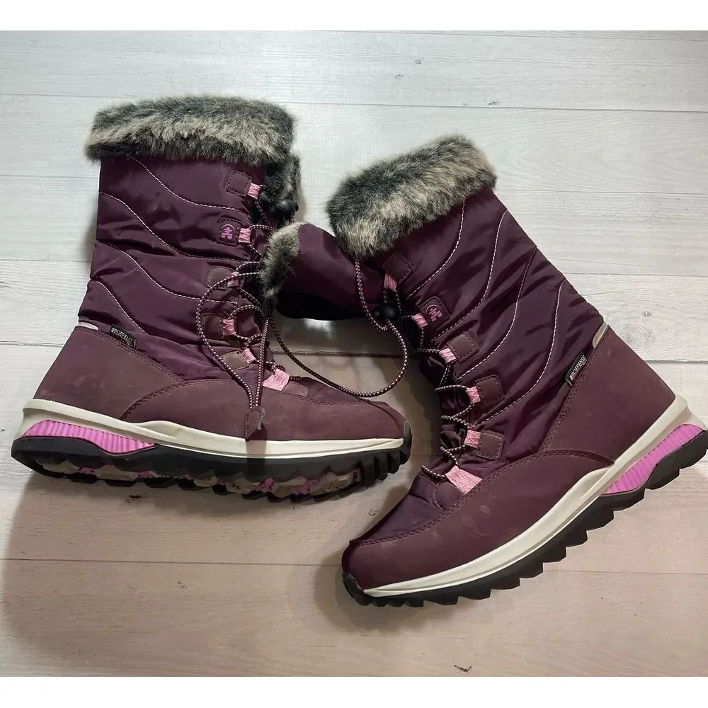 Kamik women's‎ waterproof boots purple size 7